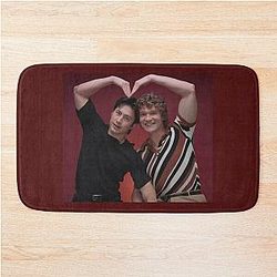 Hudson Williams and Connor Storie Making a Heart Bath Mat
