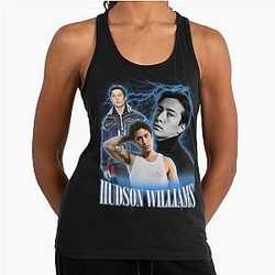 Hudson Williams Retro Style Racerback Tank Top