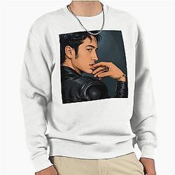 Hudson Williams of Heated Rivalry Fan Art Pullover Sweatshirt