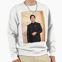 Hudson Williams of Heated Rivalry looking stylish at the Oscars fan art Pullover Sweatshirt