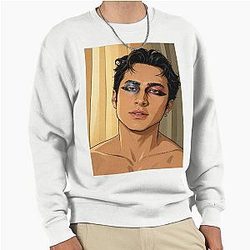 Hudson Williams from Heated Rivalry puts on  gala (fan art) Pullover Sweatshirt