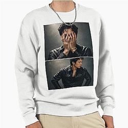 Hudson Williams from Heated Rivalry posing fan art Pullover Sweatshirt