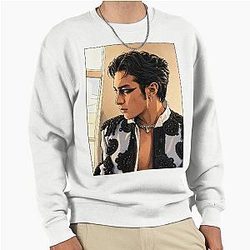 Hudson Williams from Heated Rivalry puts Gala Close-up (Fan Art) Pullover Sweatshirt