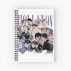 Hudson Williams Connor Storrie Bootleg Spiral Notebook
