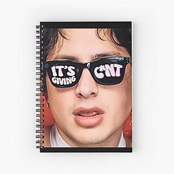 Hudson Williams Y2K Style Spiral Notebook