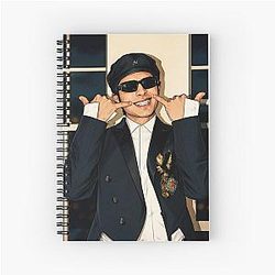Hudson Williams from Heated Rivalry puts Gala attitude Spiral Notebook
