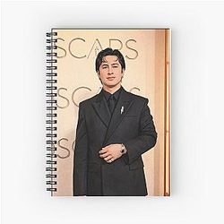 Hudson Williams of Heated Rivalry looking stylish at the Oscars fan art Spiral Notebook