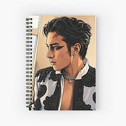 Hudson Williams from Heated Rivalry puts gala Spiral Notebook