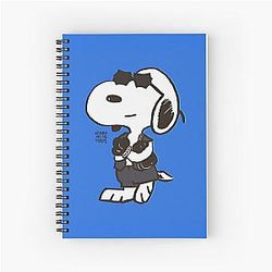 Wonderland Magazine Snoopy Hudson Williams Spiral Notebook