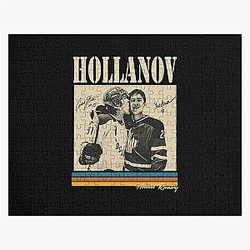 Retro Hudson Williams Team Hollanov Heated Vintage Jigsaw Puzzle