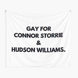 Gay Connor Storrie and Hudson Williams Tapestry