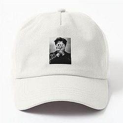 Hudson Williams Covering His Dad Hat