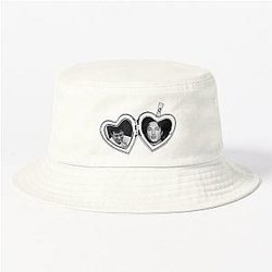 heart locket shane hudson williams black and white Bucket Hat