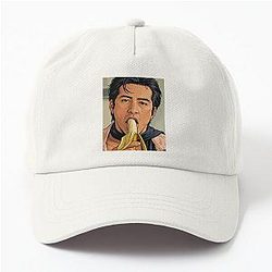 Hudson Williams Heated Rivalry eating a banana Dad Hat