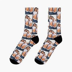 Connor Storrie and Hudson Williams looking relaxed fan art Socks