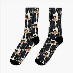 Hudson Williams from Heated Rivalry puts a guilty attitude (fan art) Socks