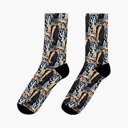 Hudson Williams and Connor Storrie from Heated Rivalry at the 2026 Met Gala fan art Socks