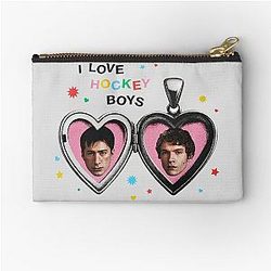 Heated Rivalry Shane Hollander vs Ilya Rozanov Hudson Williams Connor Storrie Fan Art Zipper Pouch