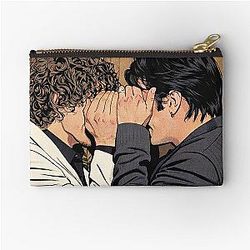 Hudson Williams and Connor Storrie at the Golden Globes (fan art) Zipper Pouch