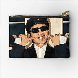 Hudson Williams from Heated Rivalry put gala attitude fan art Zipper Pouch