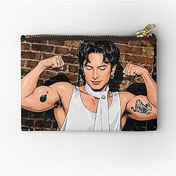 Hudson Williams from Heated Rivalry and his Muscles Fan Art Zipper Pouch