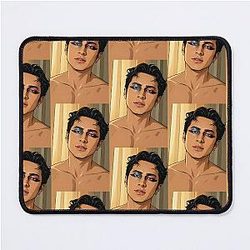Hudson Williams from Heated Rivalry puts on a makeup gala fan art Mouse Pad
