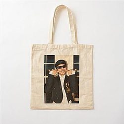 Hudson Williams from Heated Rivalry puts attitude Cotton Tote Bag
