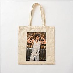 Hudson Williams from Heated Rivalry and his muscles Cotton Tote Bag