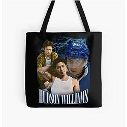 Hudson Williams Retro Style Print Tote Bag