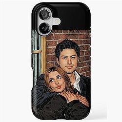 Hudson Williams and Sophie Nélisse from Heated Rivalry iPhone Tough Case