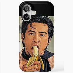 Hudson Williams Heated Rivalry eating banana iPhone Tough Case