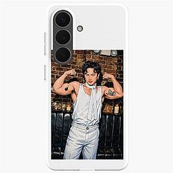 Hudson Williams from Heated Rivalry and his muscles fan art Samsung Galaxy Soft Case