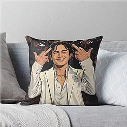 Hudson Williams Heated Rivalry Golden Globes Throw Pillow