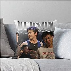 Hudson Williams Heated Rivalry Vintage T-Shirt Throw Pillow