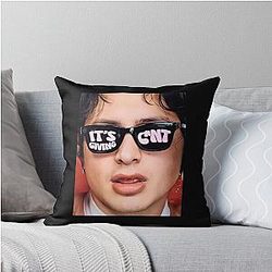 Hudson Williams Y2K Style Throw Pillow