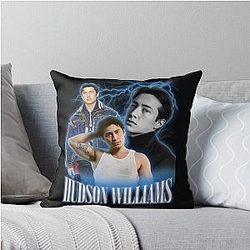 Hudson Williams Retro Style Throw Pillow
