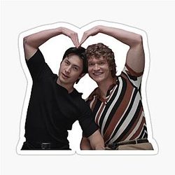 Connor Storrie Hudson Williams Heated Rivalry Sticker