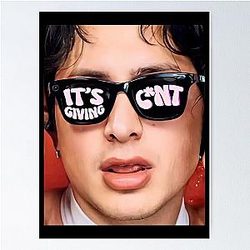Hudson Williams Y2K Style Poster