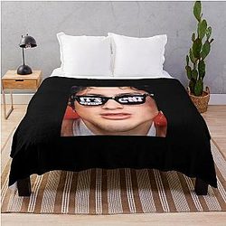 Hudson Williams Y2K Style Throw Blanket