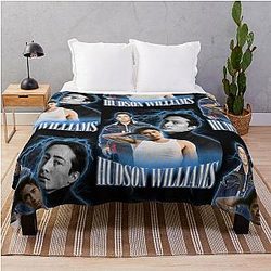 Hudson Williams Retro Style Throw Blanket