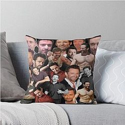 Hugh Jackman Throw Pillow