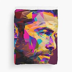 Hugh Jackman Art (Original) Duvet Cover