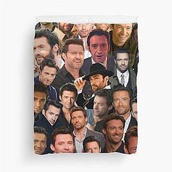 Hugh Jackman Photo Duvet Cover