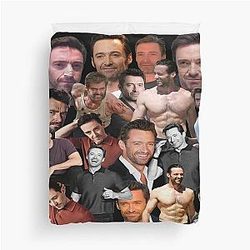 Hugh Jackman Duvet Cover