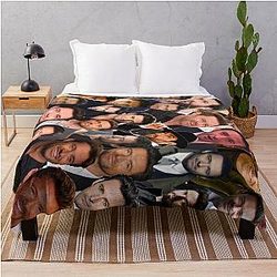 Hugh Jackman Photo Throw Blanket