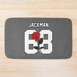 Hugh Jackman Rose Bath Mat