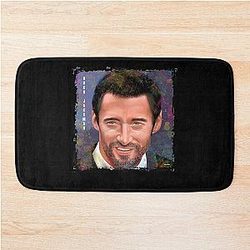 Funny Gift for Hugh Jackman Fans Bath Mat
