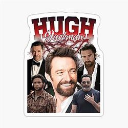 Hugh Jackman Retro Style Sticker