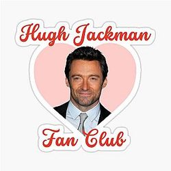 Hugh Jackman Fan Club Sticker