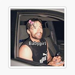 Hugh Jackman meemie Sticker